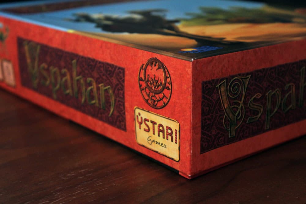 ボードゲーム「Yspahan」の箱側面